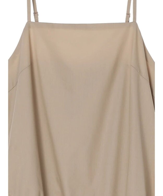 earth music&ecology ドロストデザインキャミワンピース Beige