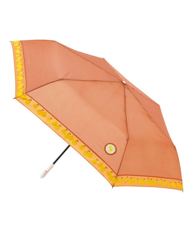 MOONBAT アデリアレトロ×estaa 折りたたみ傘 梨 モカブラウン