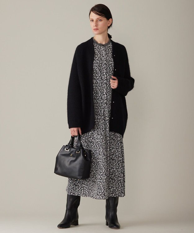 自由区 S 【WEB限定カラーあり・昨年大人気商品をアップデート】モヘアニット アウター [WEB限定]ブラック系