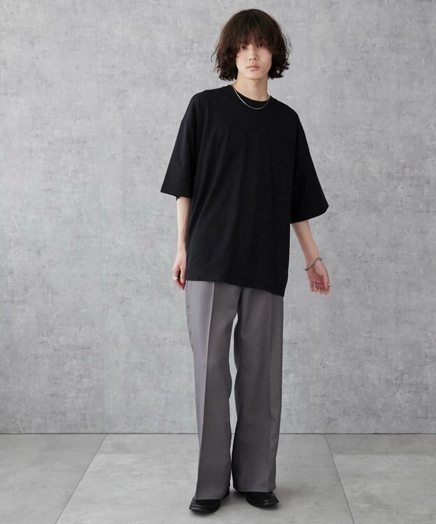 WEGO 【ユニセックス着用ITEM/綿100％/SMLXLサイズ】ビックコットンT ブラック