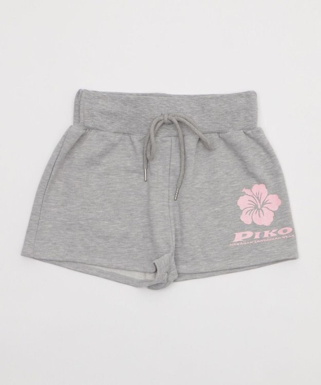 WEGO 【ウエストゴム】別注PIKOショートパンツ 杢グレー