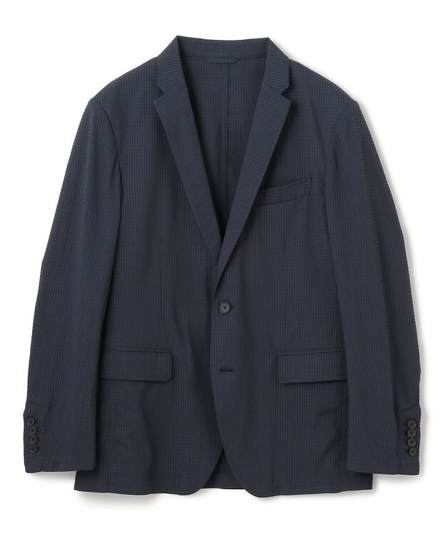 JOSEPH HOMME 【LEON 掲載】クールネスサッカー 　ジャケット ネイビー系