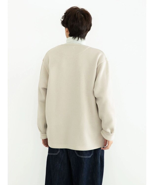 CRAFT STANDARD BOUTIQUE ニットフリースカーディガン Ivory