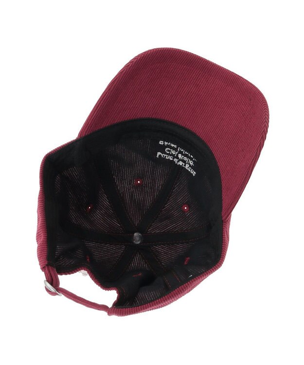 Green Parks ｅｖｅｒｙｗａｌｋ．コーデュロイロゴキャップ Red