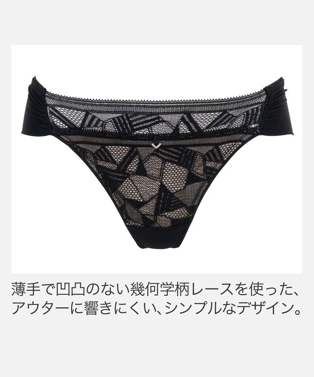 BRADELIS New York 【BRADELIS New York】　ウェンディバックスムーズスタイルタンガ25A1 ブラック