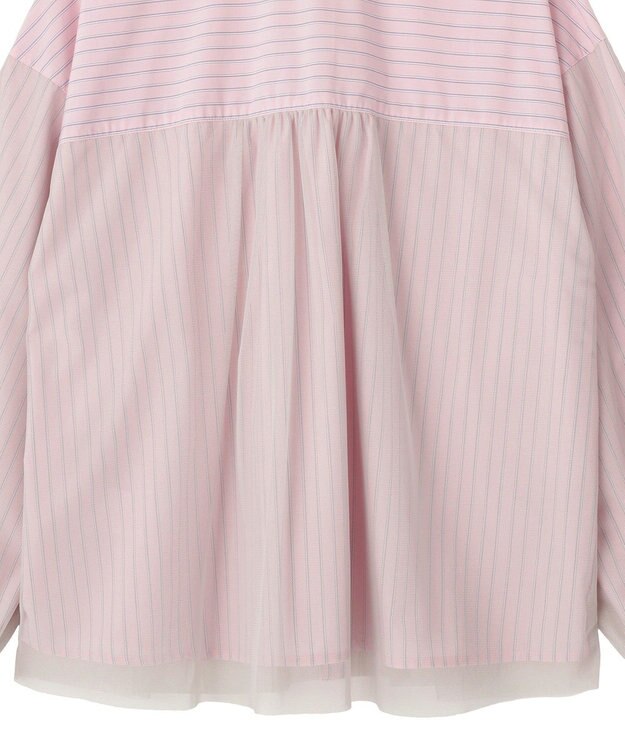 Green Parks イージーケアチュールドッキングシャツ Pink