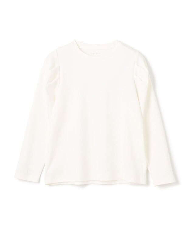 UNFILO 【110-150cm】タックスリーブTシャツ オフ