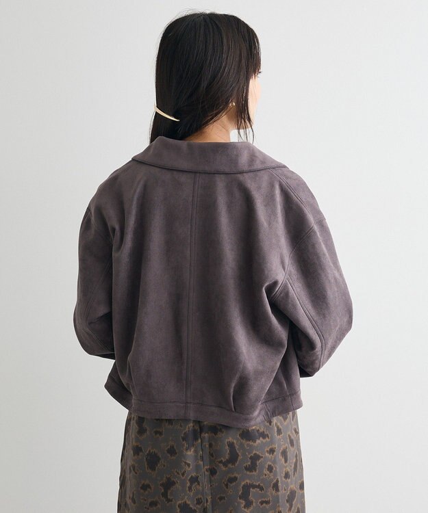 CRAFT STANDARD BOUTIQUE フェイクスエードブルゾン Charcoal Gray
