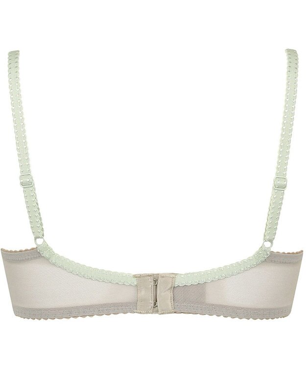 Wing 3/4カップブラ　【2700シリーズ】　しっかりめの着用感　奥行き感と透明感のあるデザイン　ウイング／ワコール　PB2700 オリーブ