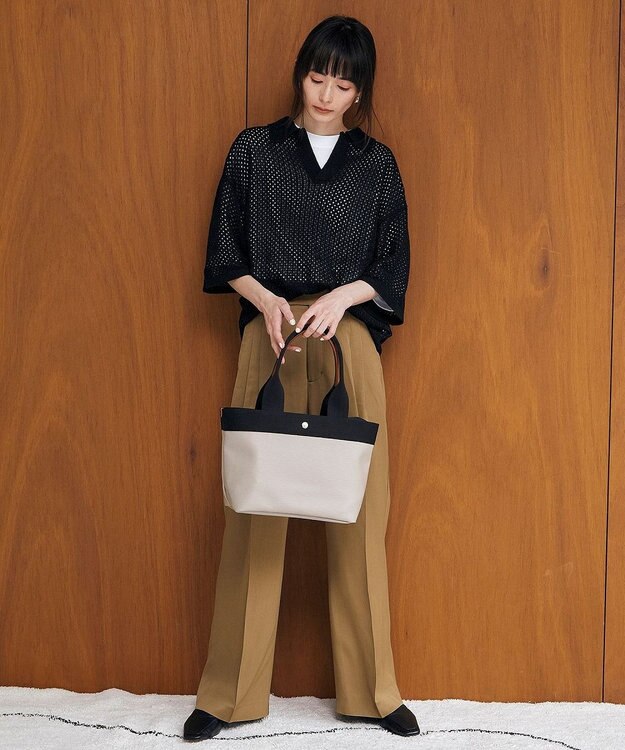 TOPKAPI 【ドラマ着用】【Breath TOPKAPI】RIPPLE リプル ロング ハンドル B5 トートバッグ トープ