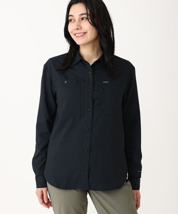 Columbia Columbia/ シルバーリッジユーティリティロングスリーブシャツ /コロンビア Black