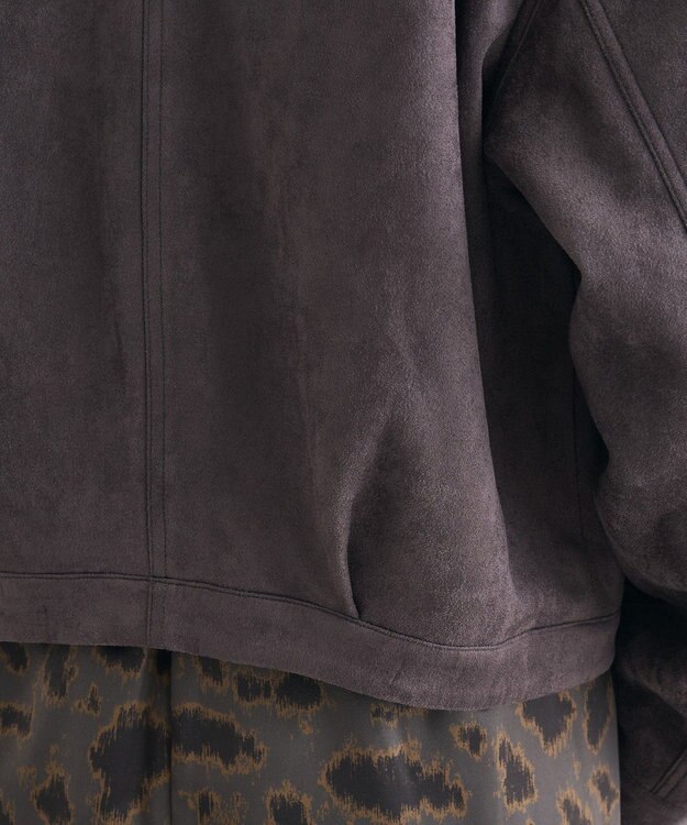 CRAFT STANDARD BOUTIQUE フェイクスエードブルゾン Charcoal Gray
