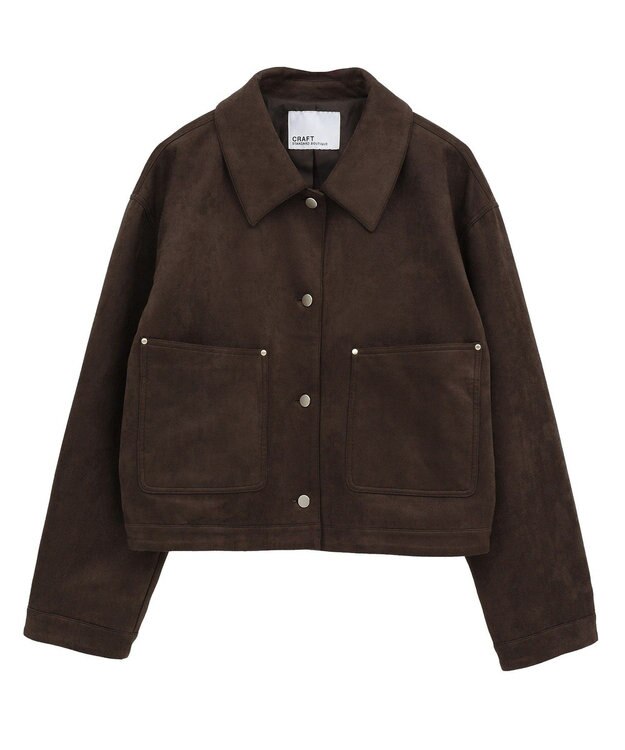 CRAFT STANDARD BOUTIQUE フェイクスエードブルゾン Brown