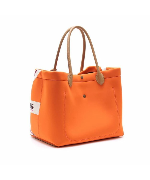 A.D.M.J. 【A4収納可】【魔法のように軽い】マジックライト/ユニオンジャックキューブトート34cm MANGO