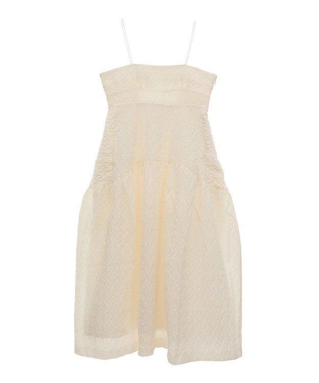 Green Parks ジャガードキャミワンピース Off White