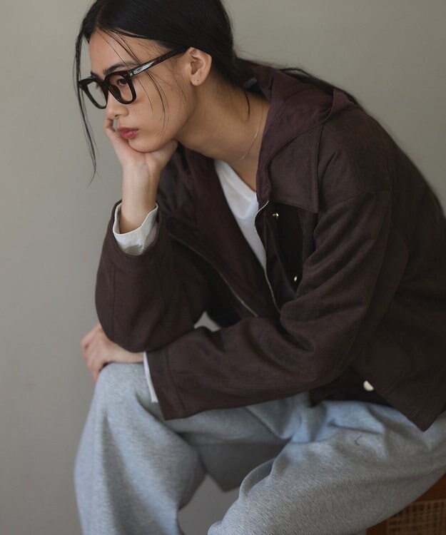 CRAFT STANDARD BOUTIQUE フェイクスエードブルゾン Brown