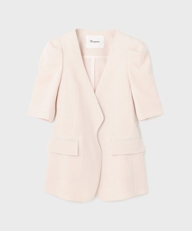 GRACE CONTINENTAL パフスリーブジャケット キナリ