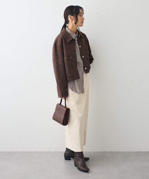 CRAFT STANDARD BOUTIQUE フェイクスエードブルゾン Brown