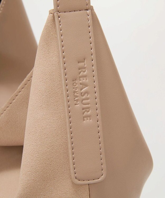 TOPKAPI 【TREASURE TOPKAPI】ラウンド ビッグ ショルダーバッグ ベージュ