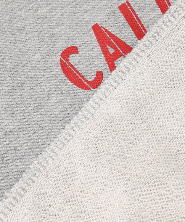 ANY KIDS アニマルプリント 裏毛トレーナー ライトグレー