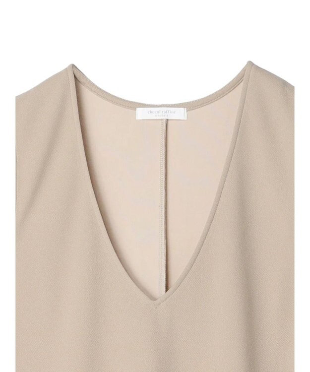 Green Parks カットジョーゼットマーメイドジャンスカ Gray Beige