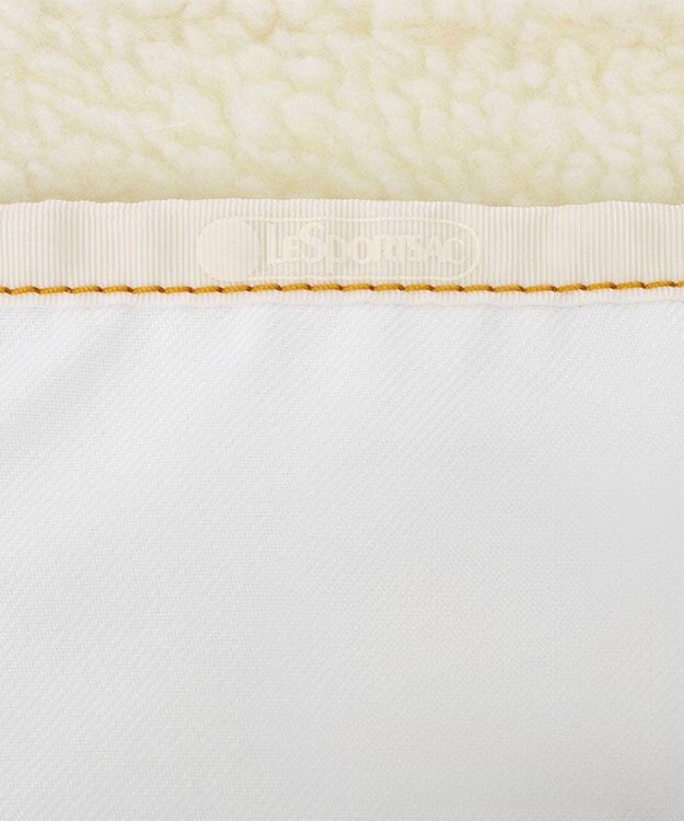 LeSportsac SMALL TWO WAY DENIM TOTE/ホワイトデニム/クリームシェルパ ホワイトデニム/クリームシェルパ