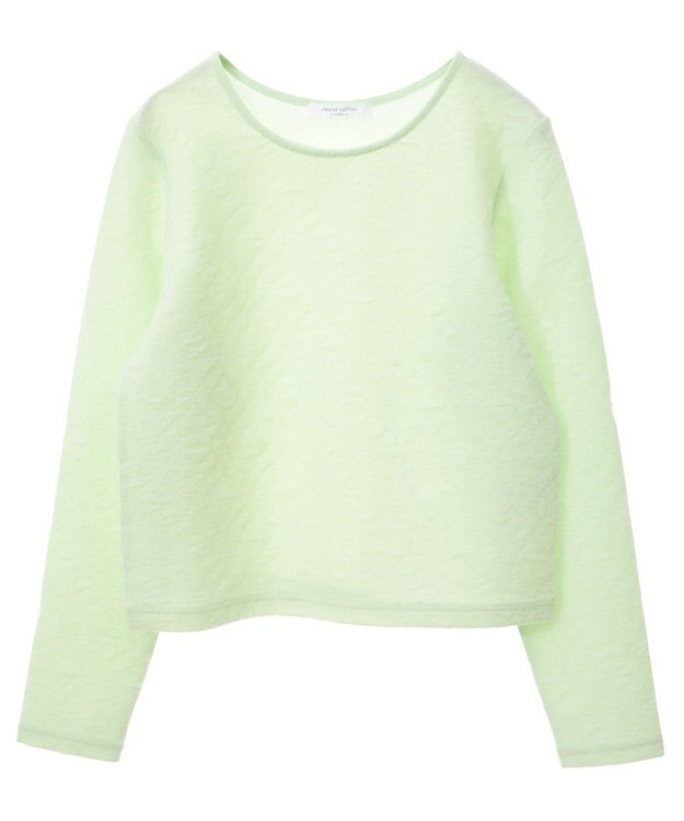 Green Parks シアーポコポコプルオーバー Light Green