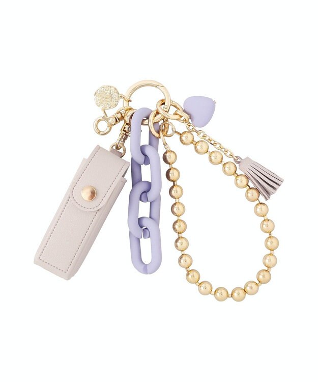 Green Parks リップケース付きバックチャーム Blue