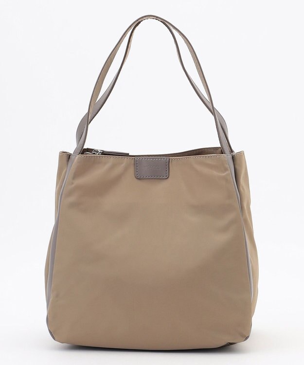 Y'SACCS スクエアすっきりトート Sサイズ ベージュ