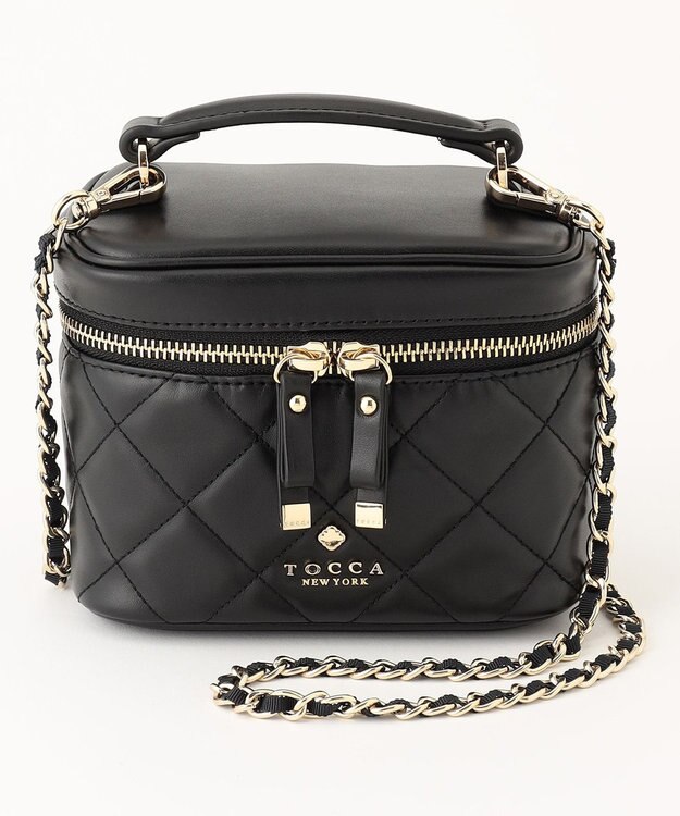 TOCCA 【ヨンアさんコラボ】PILA VANITY BAG ヴァニティ バッグ ブラック系
