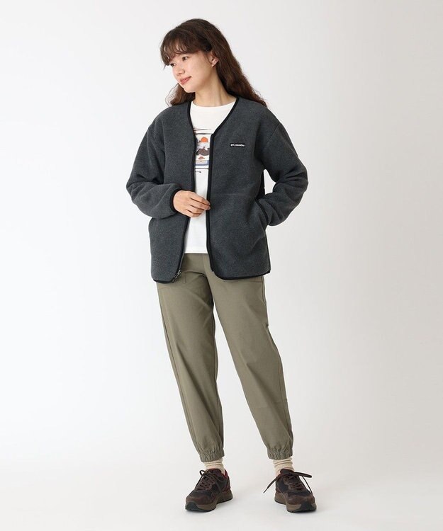 Columbia Columbia/ ウィメンズナビダッドループフリースジャケット /コロンビア Charcoal Heather