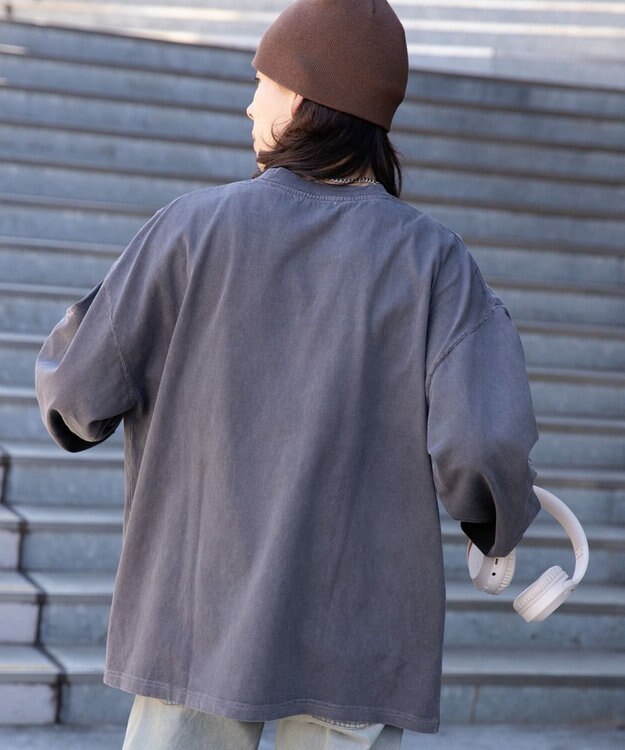 WEGO ピグメントグラフィックロンT 柄1