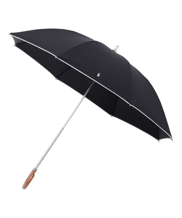 MOONBAT POLO RALPH LAUREN 晴雨兼用日傘 長傘 ワンポイントPP 一級遮光 遮熱 UV ブラック