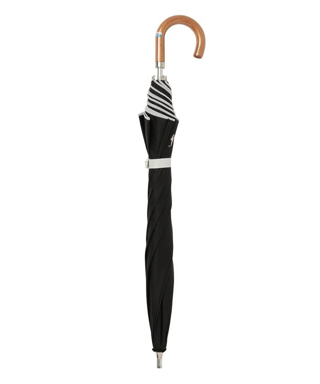 MOONBAT POLO RALPH LAUREN 晴雨兼用日傘 長傘 ワンポイントPP 一級遮光 遮熱 UV ブラック