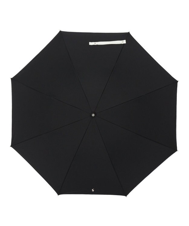 MOONBAT POLO RALPH LAUREN 晴雨兼用日傘 長傘 ワンポイントPP 一級遮光 遮熱 UV ブラック