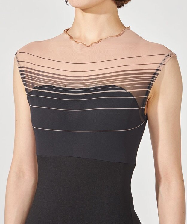 Chacott ハイネックレオタード ブラック