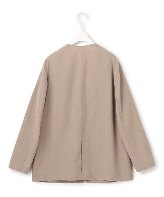 ICB 【一部カラーのみ接触冷感・洗える】UnleashLite ノーカラージャケット クリームブラウン系