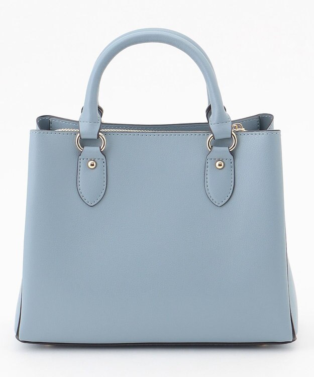 LA BAGAGERIE 【MONICA】スクエア2WAYハンドバッグ ブルー