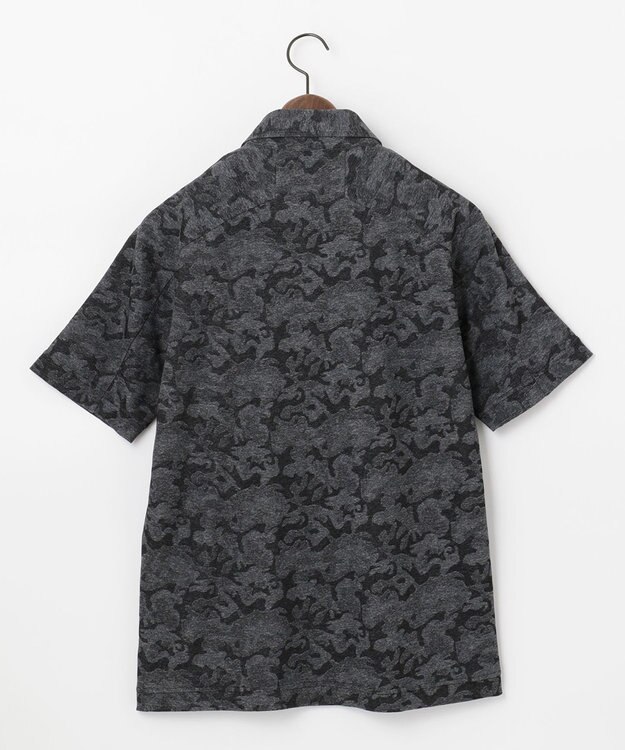 JOSEPH ABBOUD MOUNTAIN 【UNISEX】クールスキンガードカモ ポロシャツ ブラック系7