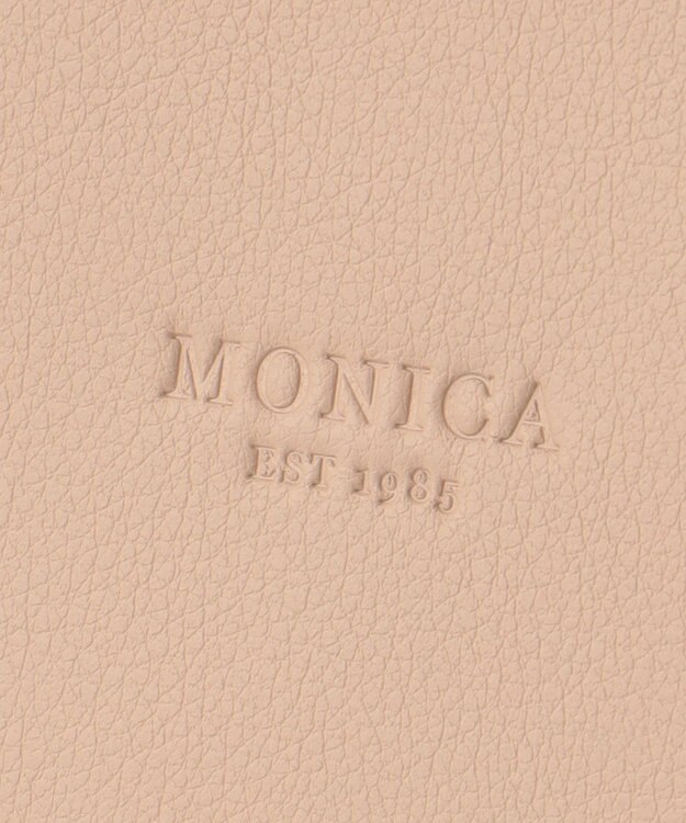 LA BAGAGERIE 【MONICA】スクエア2WAYハンドバッグ グレージュ