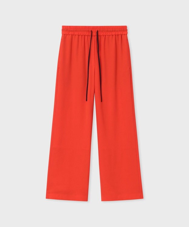 Paul Smith バックサテン ジョーゼット ワイドパンツ オレンジ