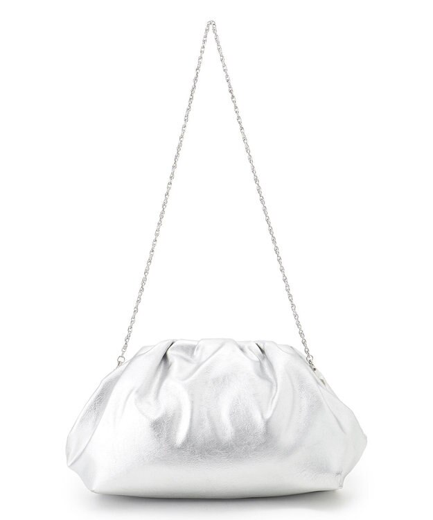 23区 【APPLAUDIR】クラスプ クラッチバッグ シルバー系