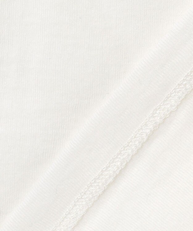 NAVE 【Nave・洗える】ツイストシアー タートルネックプルオーバー ホワイト系