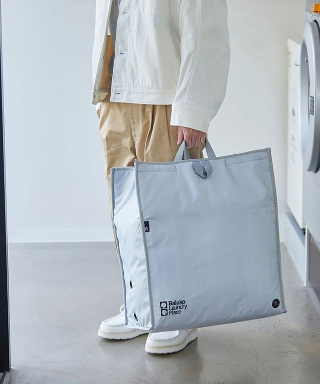 ROOTOTE 9655【BLT×RT コラボ商品】RT. Baluko Laundry Place.ランドリーバッグ.コンテナ 01：グレー