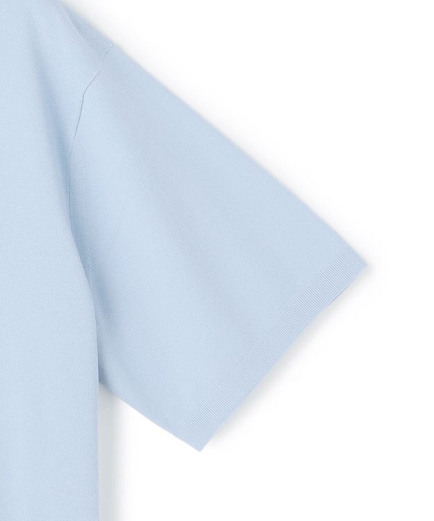 JOSEPH HOMME 【新色追加】リュクスレーヨン　クルーネック半袖ニット スカイブルー系