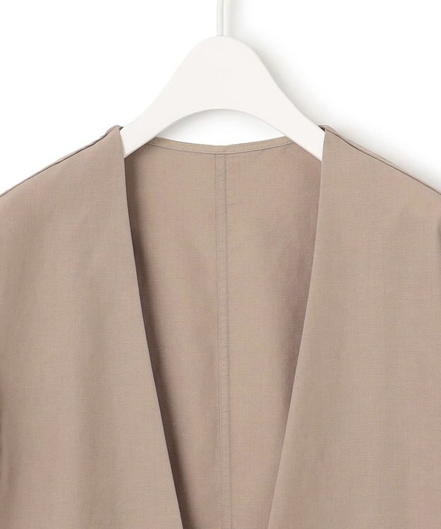 ICB 【一部カラーのみ接触冷感・洗える】UnleashLite ノーカラージャケット クリームブラウン系