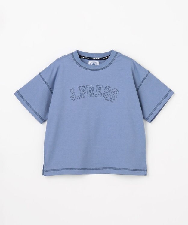 J.PRESS KIDS 【100-130cm】アーチロゴビッグＴシャツ ブルー