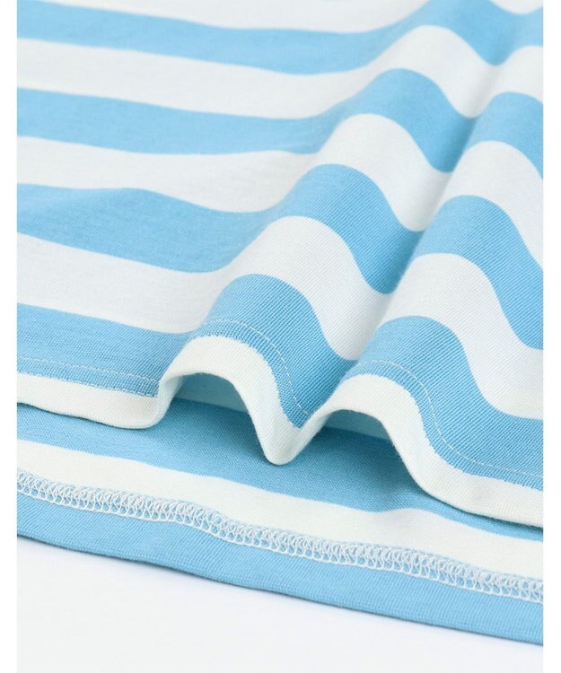 WACOAL PEANUTS パジャマ 4分袖 長ズボン 綿100%(本体) スヌーピー レディース FDT165 /ワコール サックス