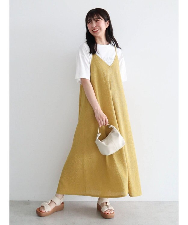 BEST PRICE 表面感カットキャミワンピース / Green Parks