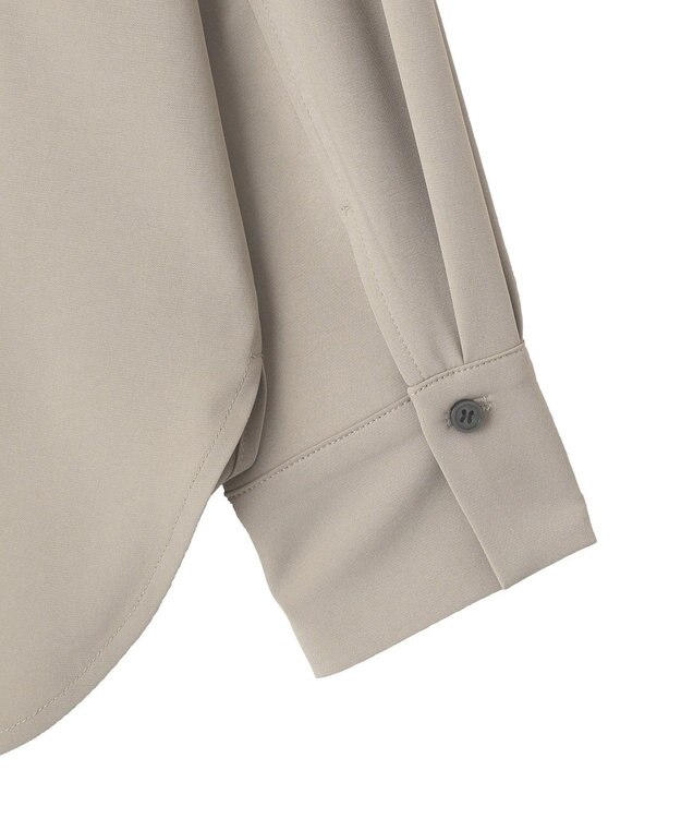 YECCA VECCA 【2点SET】スキッパーデザインセットアップ Gray Beige